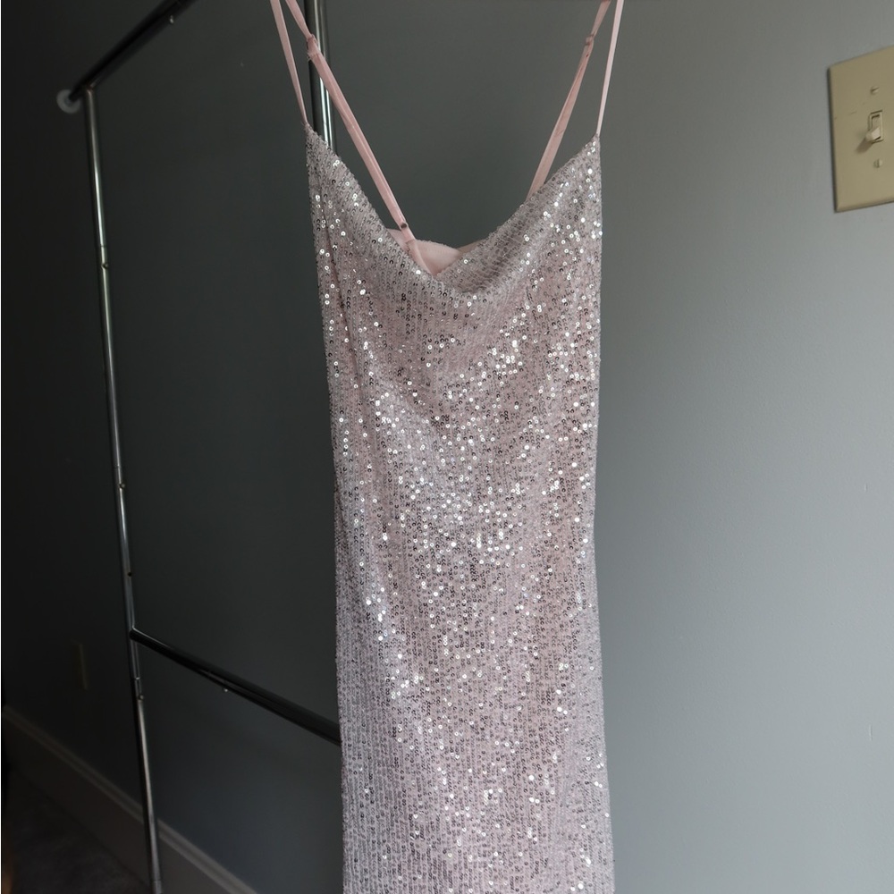 Speechless Pink‎ Sequin Slip Dress